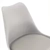 Jedálenská stolička Silla 2 kusy v sivej farbe