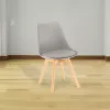 Jedálenská stolička Silla v sivej farbe