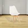 Jedálenská stolička Silla v bielej farbe
