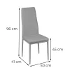 Jedálenská stolička Tino NOVA v béžovo-sivej farbe