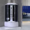 Hydromasážny sprchový kút Mila - čierny