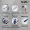 Hydromasážny sprchový kút Mila - čierny