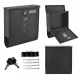 Otváranie oceľových poštových schránok na oboch stranách