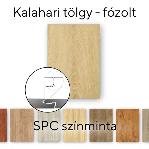 Leziter Kalahari Oak Vinyl SPC Podlaha vzorka/vzorka