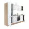 Kuchynská linka Yorki 270 so spodnou rúrou, chladničkou s mrazničkou