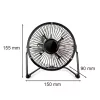 Hrdý USB ventilátor Ruen 5 W