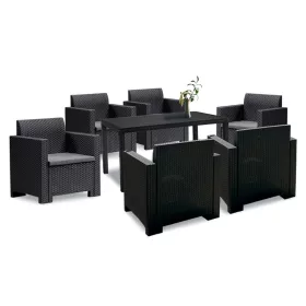 Súprava záhradného nábytku Nero IV Set pre 6 osôb