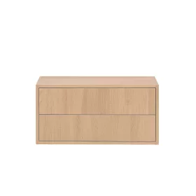   Nástenná skrinka Boxie s 2 zásuvkami 40x80x37 cm dub sonoma