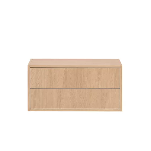 Nástenná skrinka Boxie s 2 zásuvkami 40x80x37 cm dub sonoma