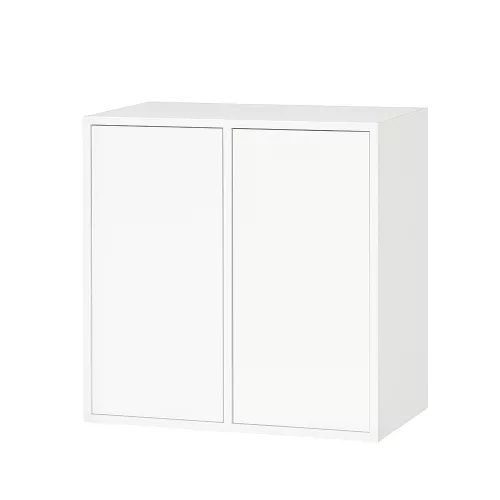 Boxie 2-dverová nástenná skrinka 80x80x37 cm biela