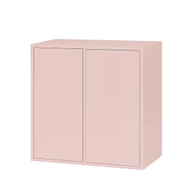 Boxie 2-dverová nástenná skrinka 80x80x37 cm ružová