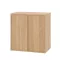 Boxie 2-dverová nástenná skrinka 80x80x37 cm dub sonoma