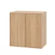 Boxie 2-dverová nástenná skrinka 80x80x37 cm dub sonoma