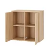 Boxie 2-dverová nástenná skrinka 80x80x37 cm dub sonoma
