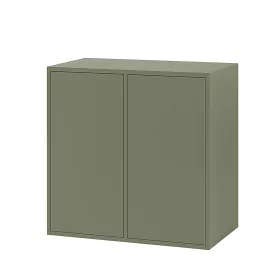 Boxie 2-dverová nástenná skrinka 80x80x37 cm zelená