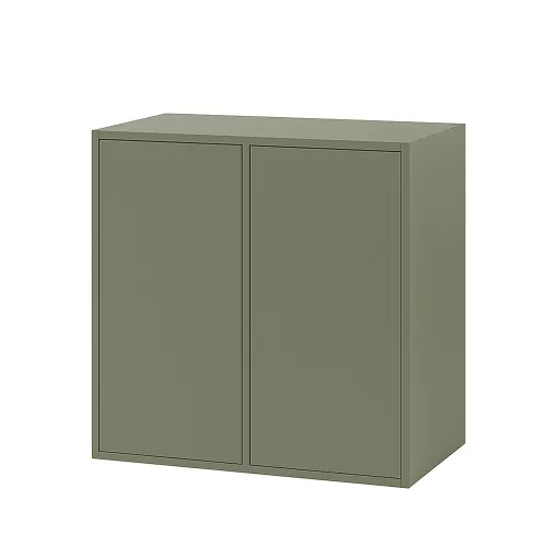 Boxie 2-dverová nástenná skrinka 80x80x37 cm zelená
