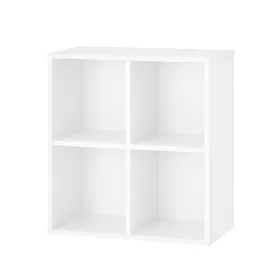 Otvorená nástenná skrinka Boxie 80x80x37 cm biela