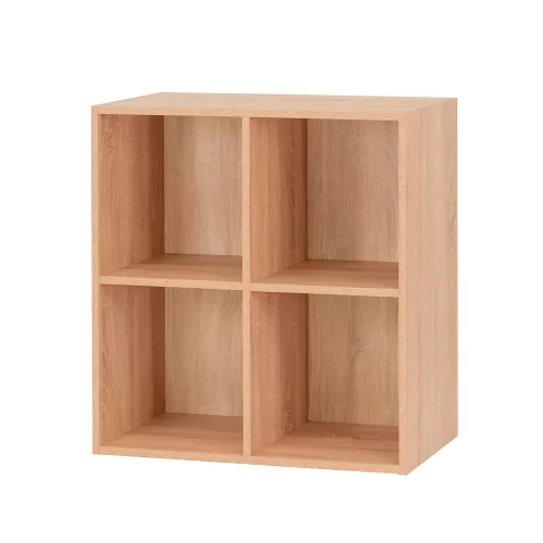 Otvorená nástenná skrinka Boxie 80x80x37 cm dub sonoma