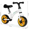 Bežecký bicykel s kolesami EVA nastaviteľné sedadlo čierna
