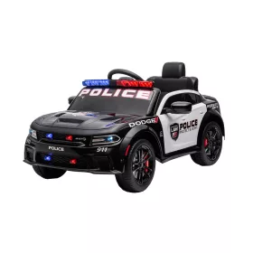 Elektrické policajné auto Dodge čierne