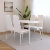 Jedálenský set Jenna 4+1 biely