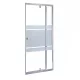 Nastaviteľné sprchové dvere Flexi-S 76-91x185 cm