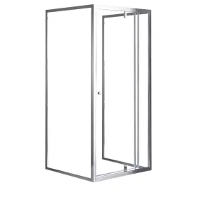   Nástenný asymetrický sprchový kút Flexi 80x90 cm bez sprchovej vaničky