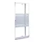 Nastaviteľné sprchové dvere Flexi-S 96-111x185 cm
