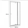 Nastaviteľné sprchové dvere Flexi-S 96-111x185 cm