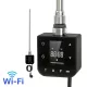 Wifi vykurovacia kazeta na sušenie uterákov pre radiátor s digitálnym termostatom 400W čierna