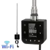 Wifi ohrievač kaziet na uteráky s digitálnym termostatom 600 W čierny