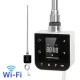 Wifi ohrievač kaziet pre sušič uterákov s digitálnym termostatom 800W biely