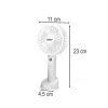 Galar prenosný usb ventilátor s držiakom 4 W 1200 mAh