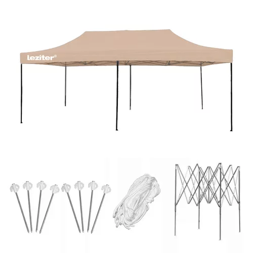 Skladací záhradný altánok 3x6 m