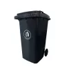 Odpadkový kôš 240 l čierny