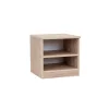 Nočný stolík Miami otvorený 40x40 cm dub sonoma - dub sonoma
