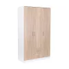 Šatníková skriňa Miami 120x205 cm dub sonoma-biela