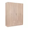 Šatníková skriňa Miami 160x205 cm dub sonoma - dub sonoma
