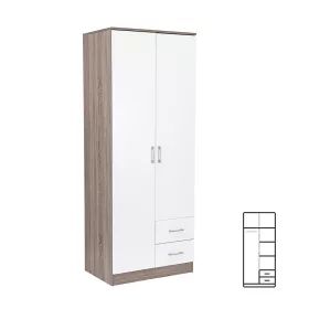 Šatníková skriňa Miami 80x205 cm bielo-jorkský dub