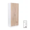 Šatníková skriňa Miami 80x205 cm dub sonoma-biela