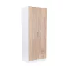 Šatníková skriňa Miami 80x205 cm dub sonoma-biela