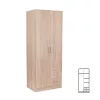 Šatníková skriňa Miami 80x205 cm dub sonoma - dub sonoma
