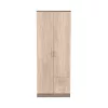 Šatníková skriňa Miami 80x205 cm dub sonoma - dub york
