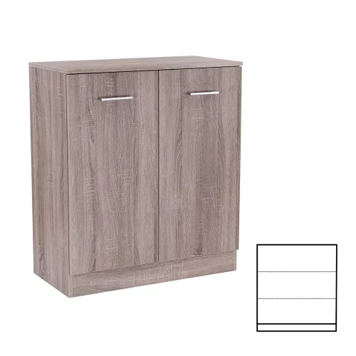 Príborník Miami 2 quadruple 80x92 cm dub york-dub york