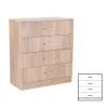 Príborník Miami so 4 zásuvkami 80x92 cm dub sonoma - dub sonoma