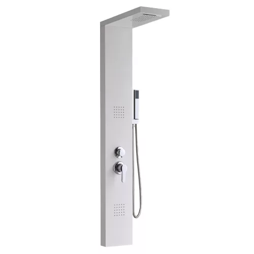 Hydromasážny sprchový panel Malaga White