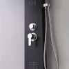 Hydromasážny sprchový panel Malaga Black