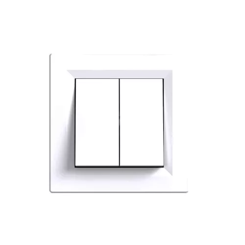 Luster Nova spínač 105 s bielym rámom
