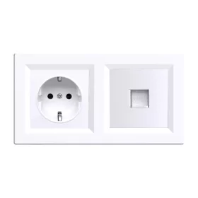 Zásuvka Nova 16A 250V UTP s bielou rampou