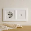 Zásuvka Nova 16A 250V UTP s bielou rampou